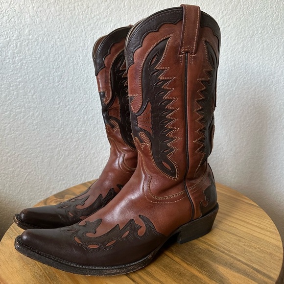 Stetson Men’s Cowboy Boots size 8 1/2 - Picture 3 of 9